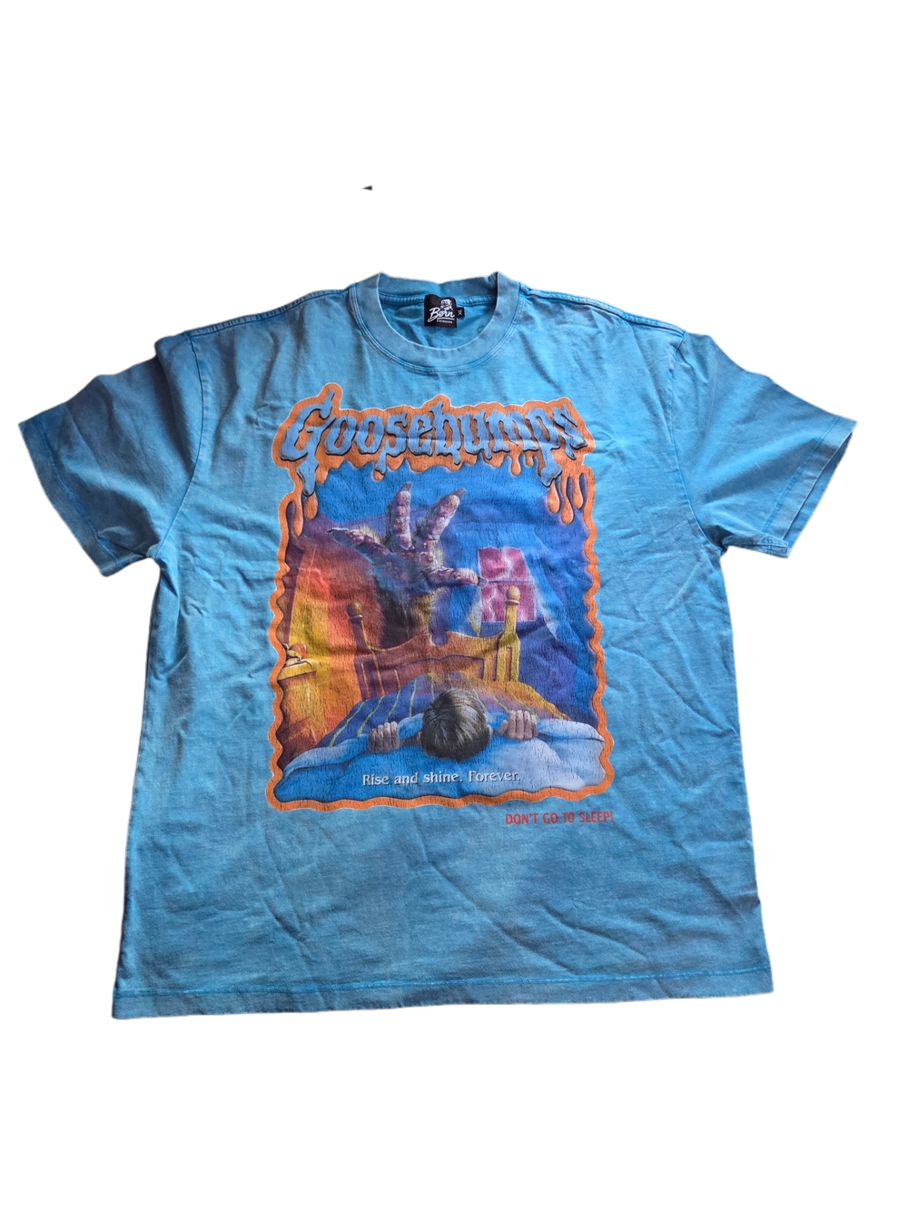 Graphic Tee - Light Blue Short Sleeve Shirt